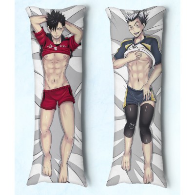 Travesseiro Dakimakura Haikyuu Kuroo e Bokuto